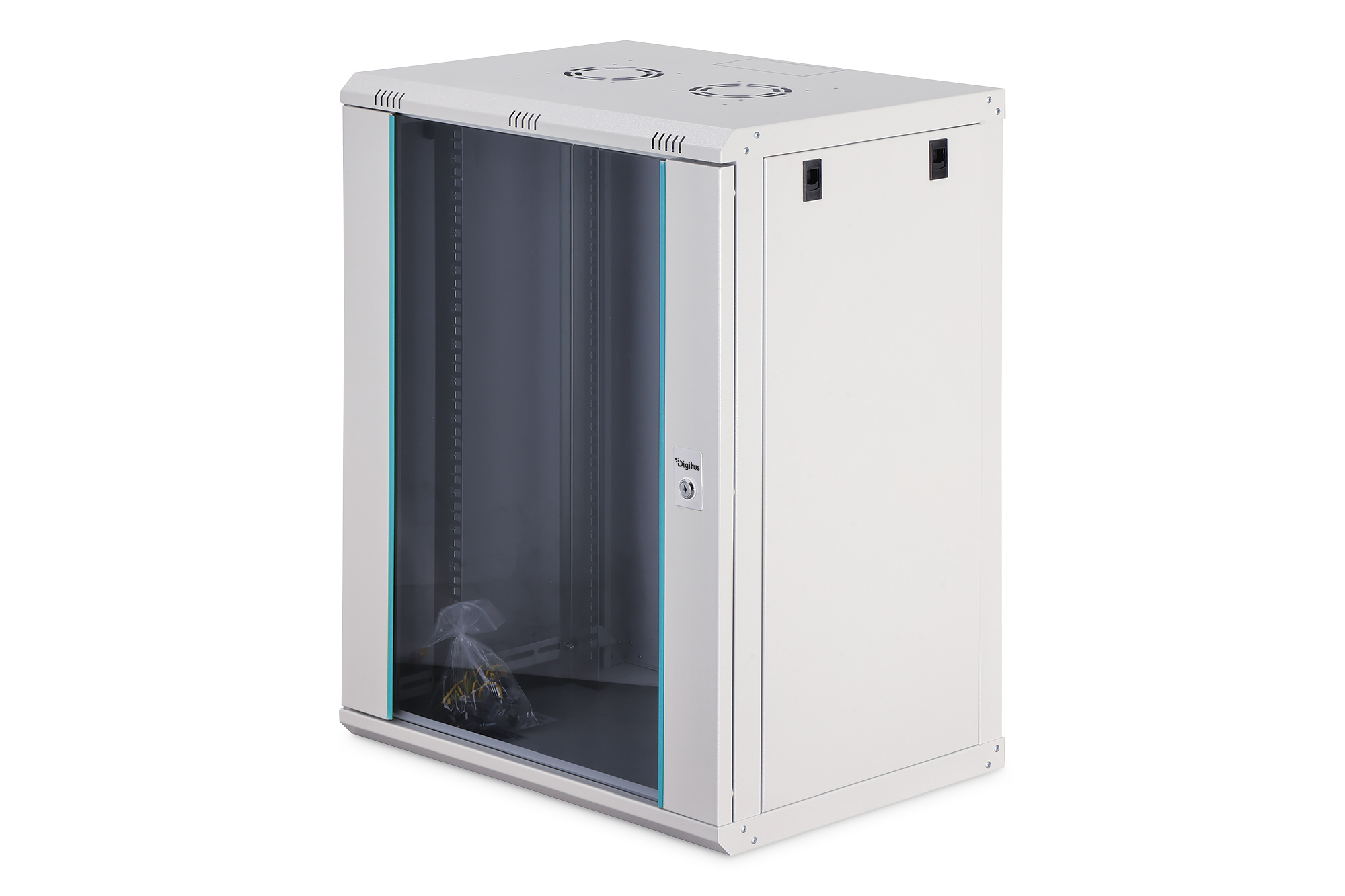 Serverrack, Schrank, Gehäuse, Glasfront, Elektronikrack