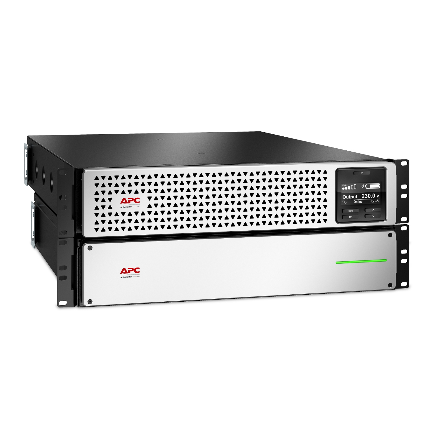 Server, Rack-mount, Power supply, LCD display, APC