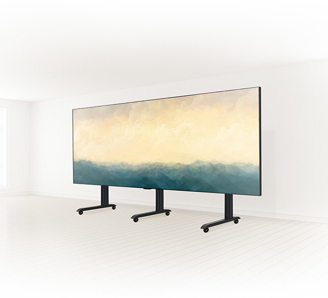 B-TECH SYSTEM X - Mobile Stand for LG 171inch All-In-One Ultra-wide dvLED Displays BT83LG171-M/BB