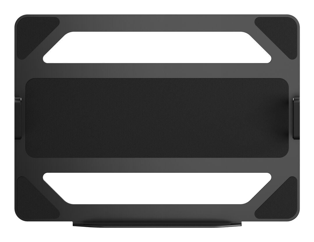 Laptopständer, Schwarz, Klappbar, Rutschhemmende Auflage