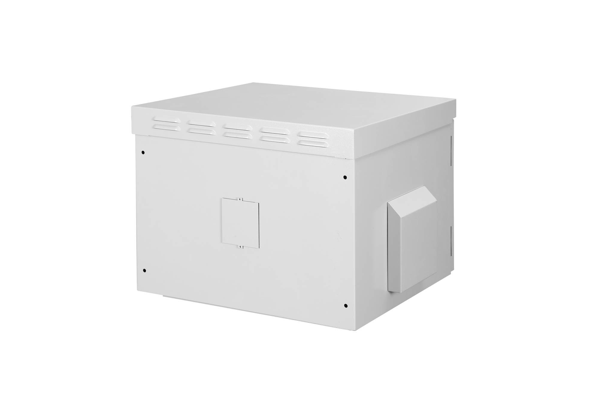 Metallgehäuse, Schaltschrank, Lüftungsschlitze, weiß, Wandgehäuse