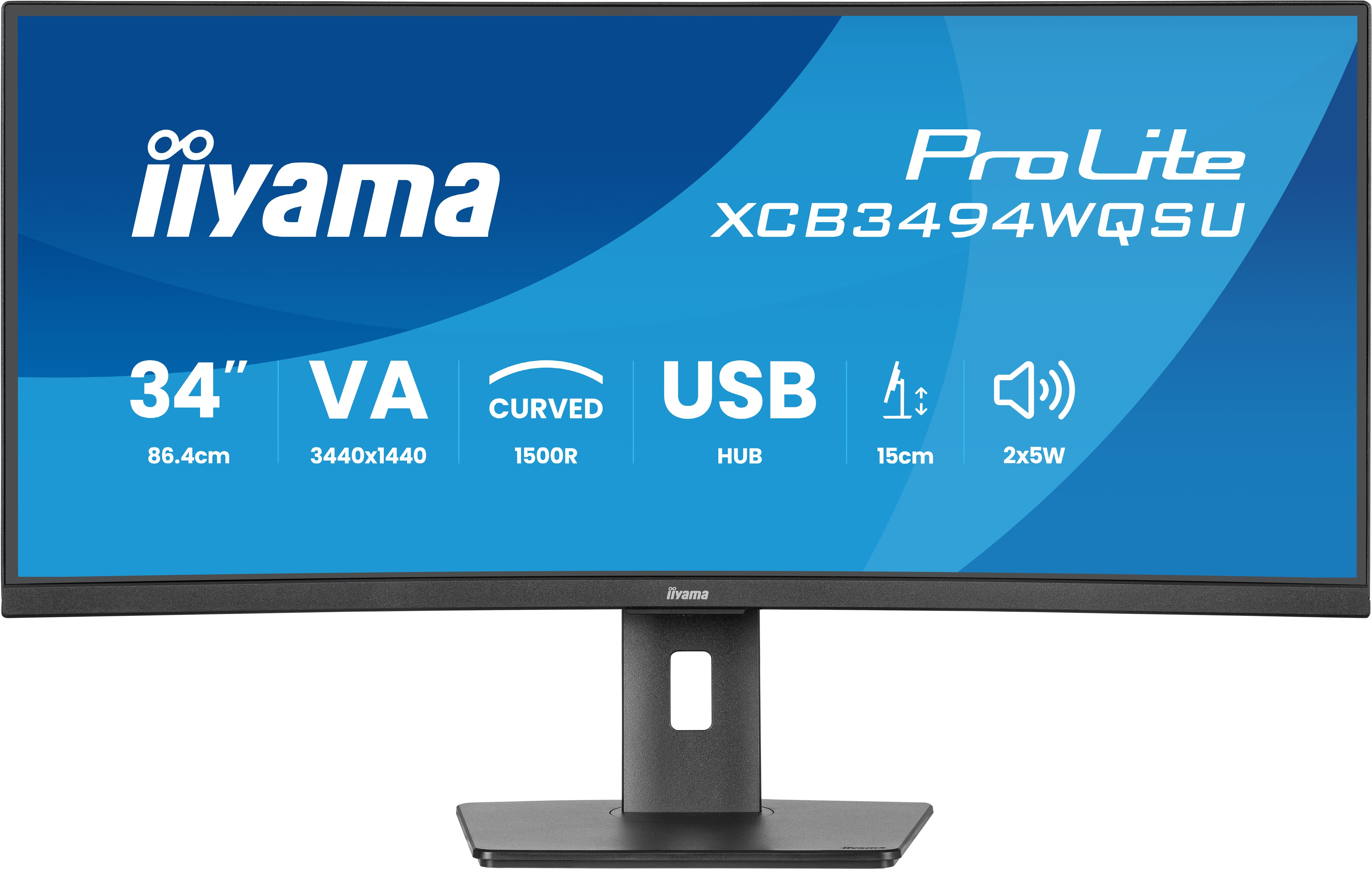 IIYAMA Monitor XCB3494WQSU-B1 Computerausrüstung, Überwachen, Bildschirm, FERNSEHER