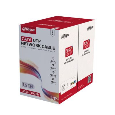 Dahua CCTV Cabling, DH-PFM923I-6UN-C, 305m UTP CAT6 Cable (Purple) Würzen, Sirup, Computerausrüstung, Kiste