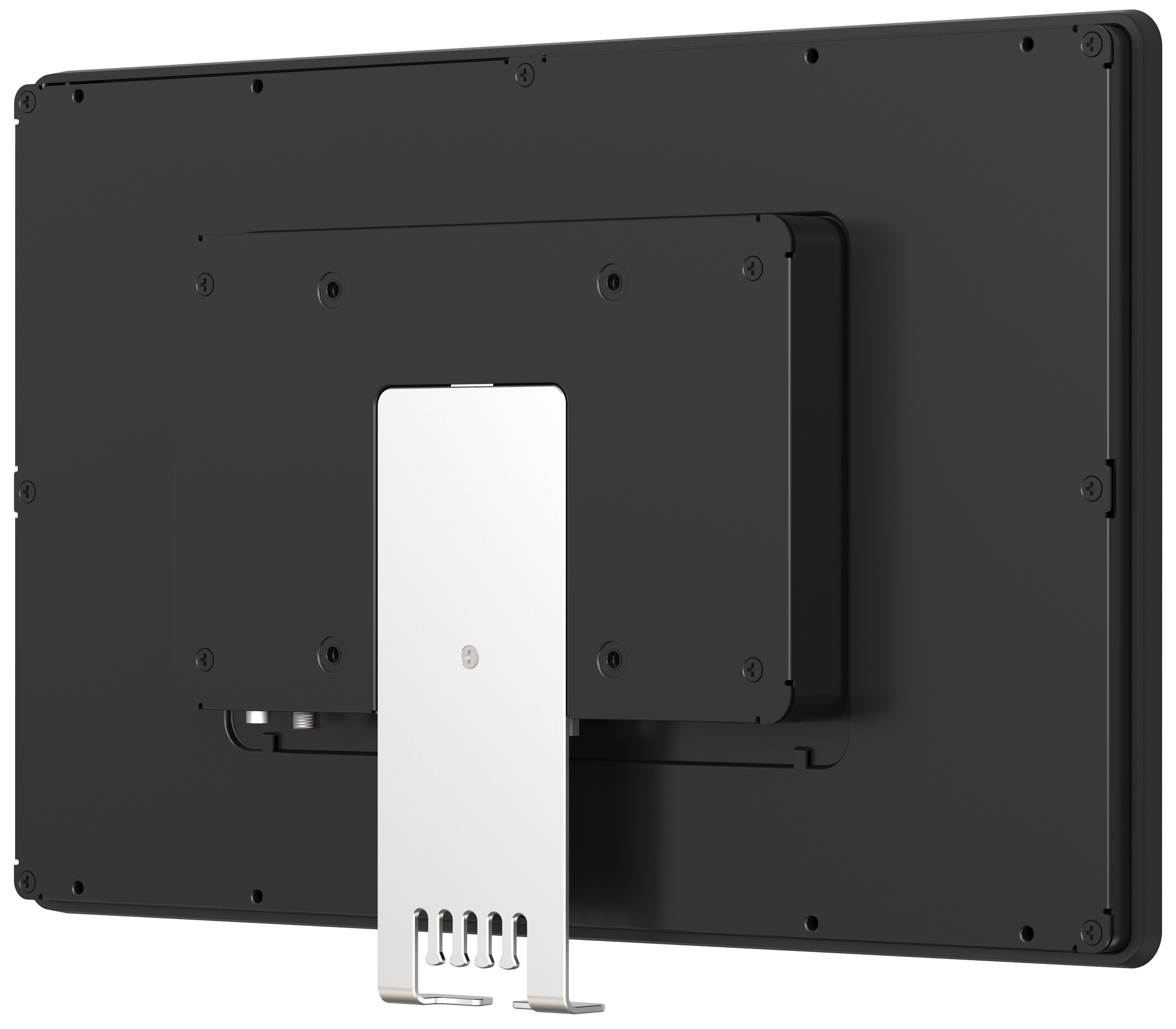 monitor, wandhalter, metallständer, rückansicht, tv-zubehör