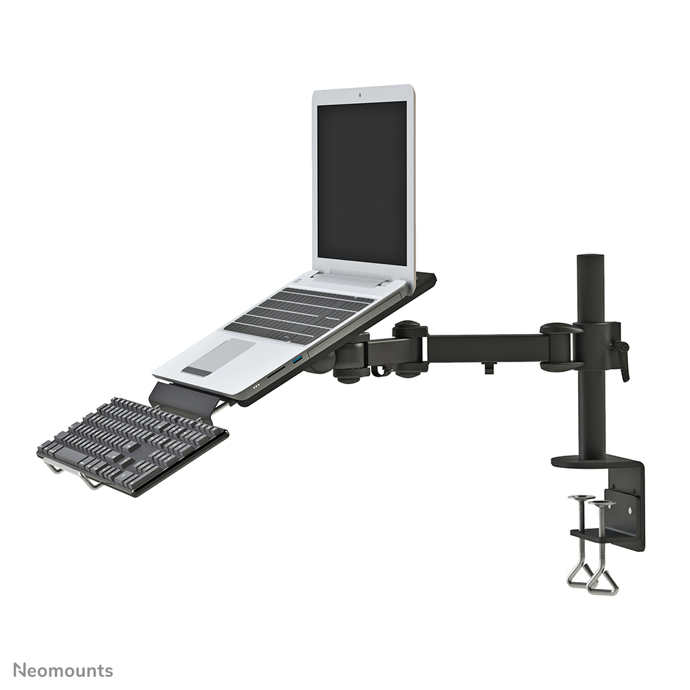 Neomounts Notebook-Tischhalterung - Schwarz - 25,4 cm (10") - 55,9 cm (22") - 10 kg - 0 - 260 mm - 180 Grad 