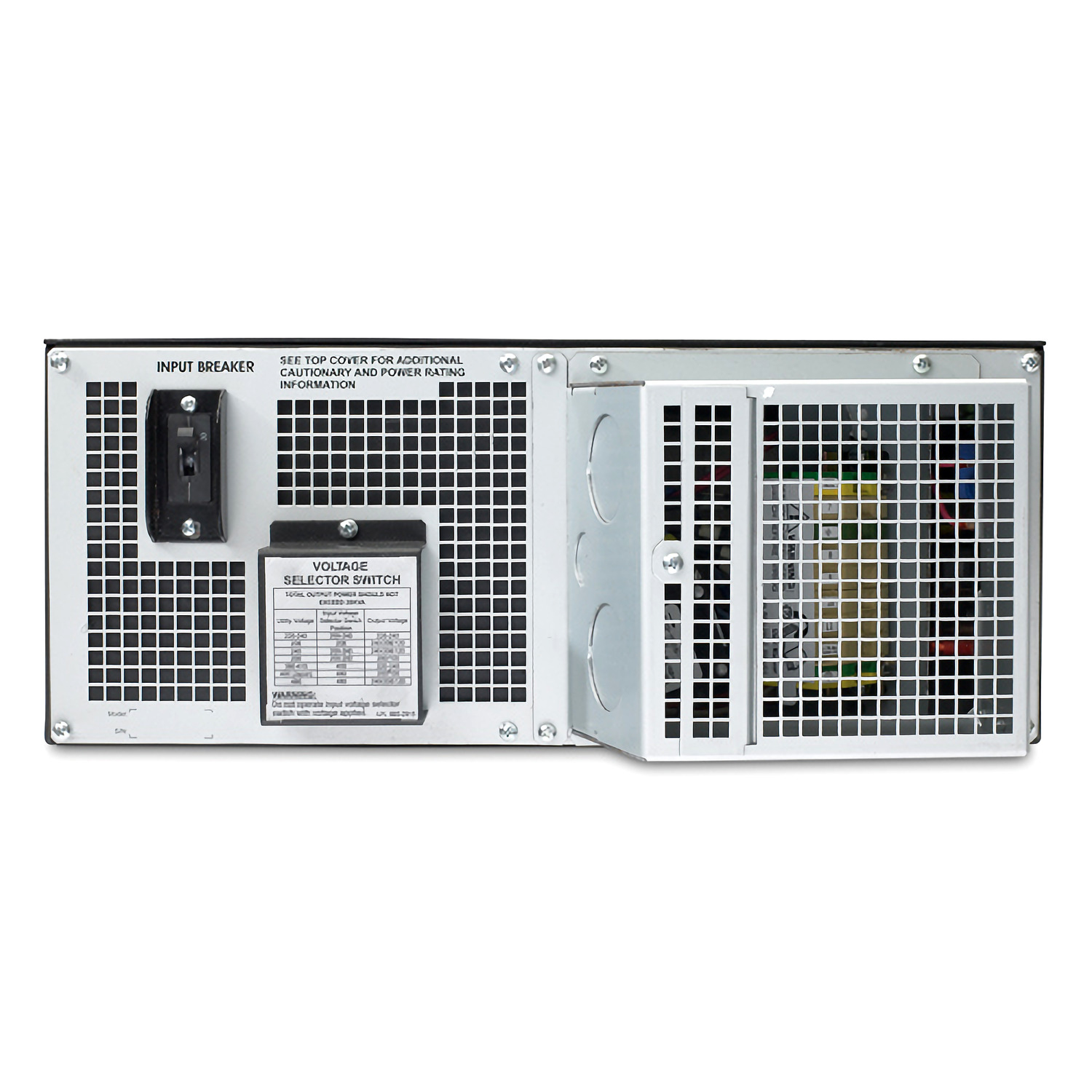 Rackmount, Netzteil, Belüftetes Gehäuse, Input-Schalter, Spannungswahl