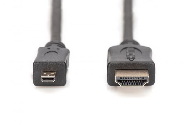DIGITUS HDMI High Speed Anschlusskabel, Typ D - A St/St, 2.0m