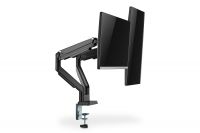 Vorschau: DIGITUS Universal Dual Monitorhalter mit Gasdruckfeder und Klemmbefestigung