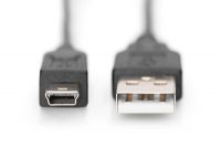 Vorschau: DIGITUS USB 2.0 Anschlusskabel, Typ A - mini B (5pin) St/St, 3.0m