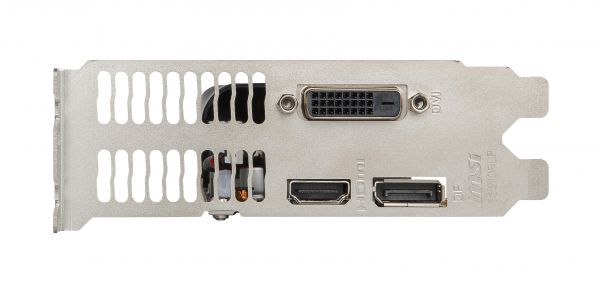 VGA MSI NVIDIA GeForce GTX 1050 TI 4GB - 1x HDMI, 1x DP, 1x DVI-D - aktiv - low profile