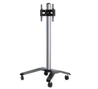 Vorschau: B-TECH Rollstand (VESA 600 x 400) - 1.7m BT8562/BS schwarz/silber