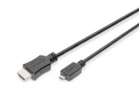 Vorschau: DIGITUS HDMI High Speed Anschlusskabel, Typ D - A St/St, 2.0m