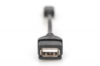 Vorschau: DIGITUS USB 2.0 Adapterkabel, OTG, Typ mini B - A St/Bu, 0,2m