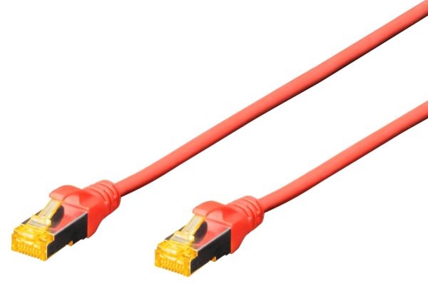 DIGITUS Patchkabel CAT 6A S-FTP, Länge 20 m, Farbe Rot