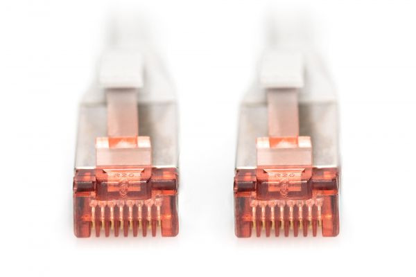 DIGITUS Patchkabel CAT 6 S-FTP, Länge 7 m, Farbe Grau