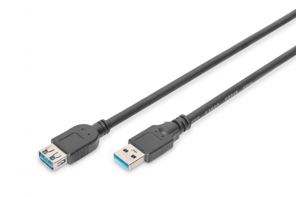 DIGITUS USB 3.0 Verlängerungskabel, Typ A St/Bu, 3.0m