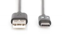 Vorschau: DIGITUS USB Type-C Anschlusskabelkabel, Type-C - A St/St, 1.8m