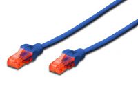 Vorschau: DIGITUS Patchkabel CAT 6 U-UTP, Länge 5 m, Farbe Blau