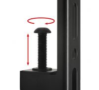 Vorschau: B-TECH Universal Dual Screen VC Trolley (VESA 600 x 400)