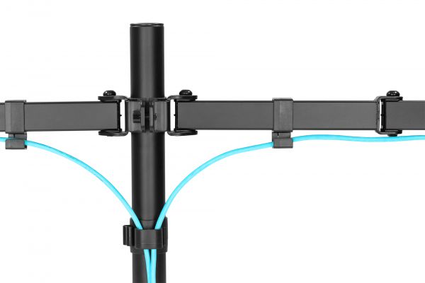 DIGITUS Universal Dual Monitorhalter mit Klemmbefestigung