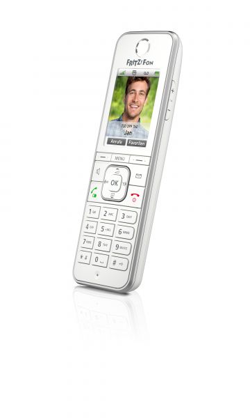 AVM FRITZ!Fon C6 DECT-Telefon Anrufer-Identifikation Weiß