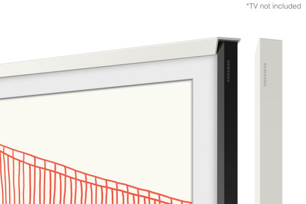 Samsung TV Z Wechselrahmen weiß abgeschrägt für 65" Frame (2021)