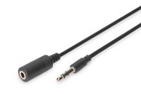 Vorschau: DIGITUS Audio Verlängerungskabel, stereo 3.5mm 5.00m, schwarz