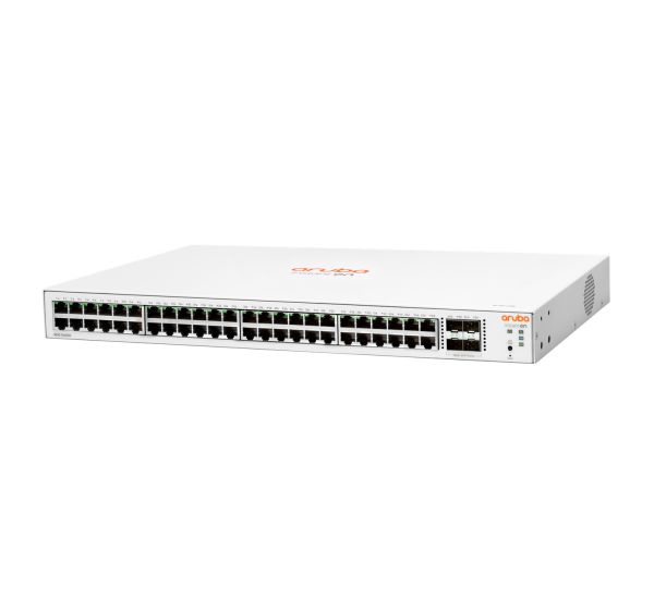 HPE Aruba Instant On 1830 48G 4SFP Switch Smart - 48 x 10/100/1000 + 4 x Gigabit SFP - Desktop - an