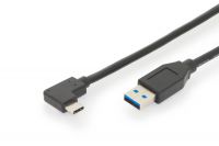 Vorschau: DIGITUS USB 3.1 Verbindungskabel, C 90ø gewinkelt auf A St/St, 1.0m