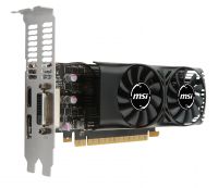 Vorschau: VGA MSI NVIDIA GeForce GTX 1050 TI 4GB - 1x HDMI, 1x DP, 1x DVI-D - aktiv - low profile
