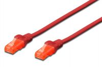 Vorschau: DIGITUS Patchkabel CAT 6 U-UTP, Länge 3 m, Farbe Rot
