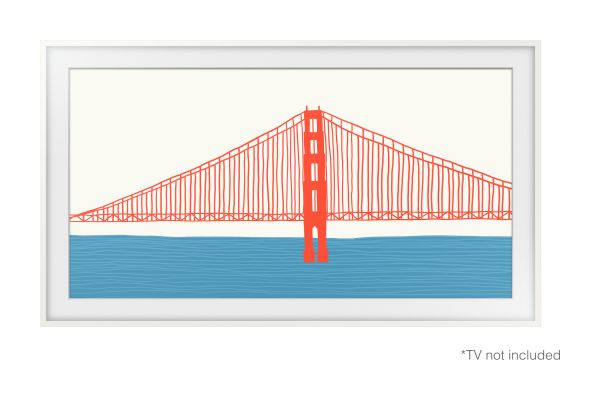 Samsung TV Z Wechselrahmen weiß für 43" Frame (2021)