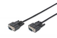 Vorschau: DIGITUS VGA Monitor Anschlusskabel, HD 15 St/St, 1.8m