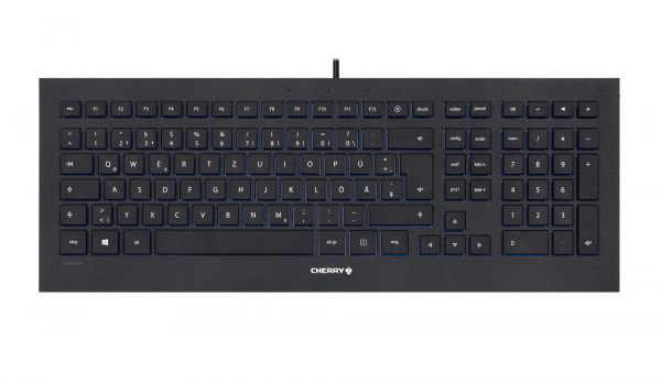 Cherry Tastatur STRAIT 3.0 (JK-0360DE) schwarz
