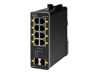 Cisco Industrial Ethernet 1000 Switch 1GbE LAN Base 8-Port L2 managed IE-1000-8P2S-LM