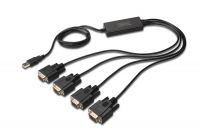 Vorschau: DIGITUS Adapter USB 2.0 zu 4xRS232 Kabel