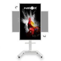 Vorschau: HAGOR mobiles Standsystem für Samsung Flip II 65" weiß