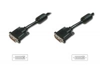 Vorschau: DIGITUS DVI Anschlusskabel, DVI(24+1), 2x Ferrit St/St, 2.0m