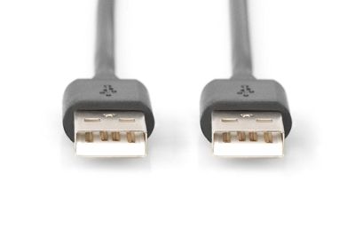 DIGITUS USB 2.0 Anschlusskabel, Typ A St/St 5.0m