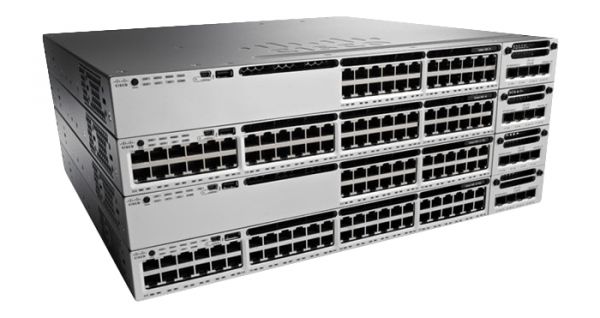 Cisco Switch 48Port GigabitEthernet Stackable L3 managed WS-C3850-48T-E