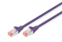 Vorschau: DIGITUS Patchkabel CAT 6 S-FTP, Länge 2 m, Farbe Violett