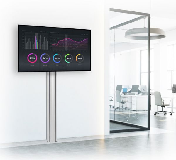 B-TECH MODE-AL Vertikal Säule BT8385-190/B schwarz