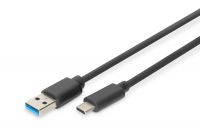 Vorschau: DIGITUS USB Type-C Verbindungskabel, Type-C - A St/St, 1.0m