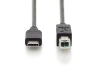 Vorschau: DIGITUS USB Type-C Verbindungskabel, Typ C auf B St/St, 1.8m