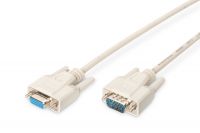 Vorschau: DIGITUS VGA Monitor Verlängerungskabel, HD15 St/Bu, 3.0m