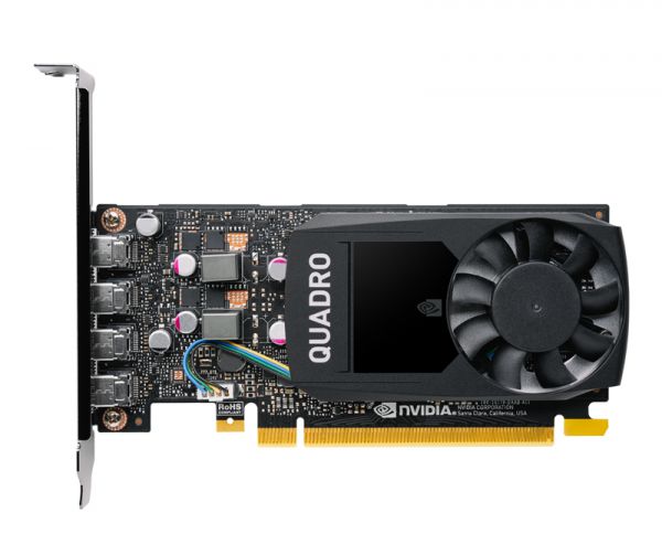 VGA PNY NVIDIA Quadro P1000 4 GB (4x DisplayPort 1.4) low profile