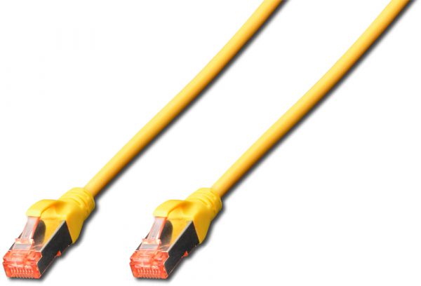 DIGITUS Patchkabel CAT 6 S-FTP, Länge 5 m, Farbe Gelb