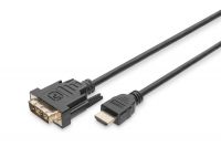 Vorschau: DIGITUS HDMI Adapterkabel, Typ A-DVI(18+1) St/St, 3.0m