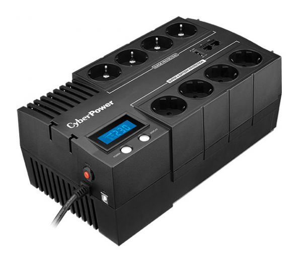 CyberPower BR700ELCD Unterbrechungsfreie Stromversorgung (UPS) Line-Interaktiv 700 VA 420 W 8 AC-Aus