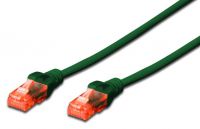 Vorschau: DIGITUS Patchkabel CAT 6 U-UTP, Länge 3 m, Farbe Grün